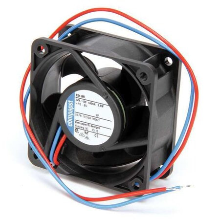 Axial Fan, Square, 24V DC, Fiberglass Reinforced Plastic, 2 5/16 in W.