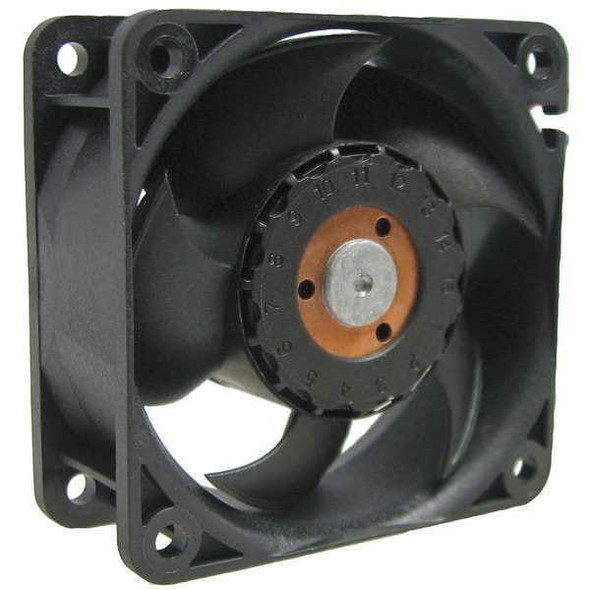 Ebm-Papst Axial Fan, Square, 24V DC, Fiberglass Reinforced Plastic, 2 5/16 in W. 624HH