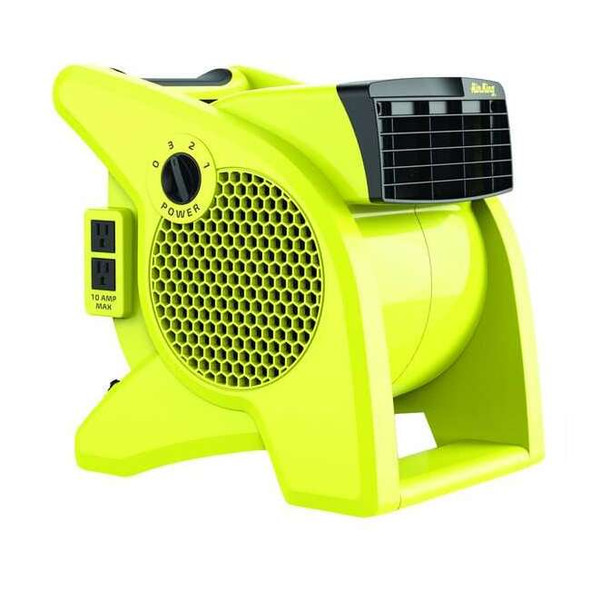 Air King CentrifugalBlower,Yellow,ABS,14-1/2inH 9566