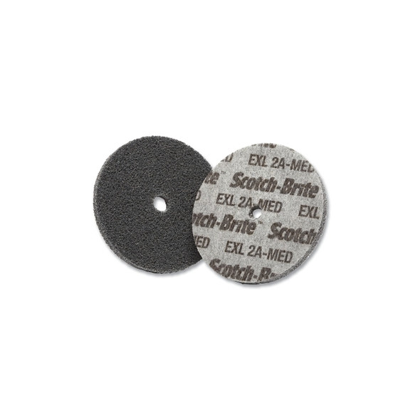 EXL Unitized Deburring Wheel, 3 X 1/4, Medium, Aluminum Oxide
