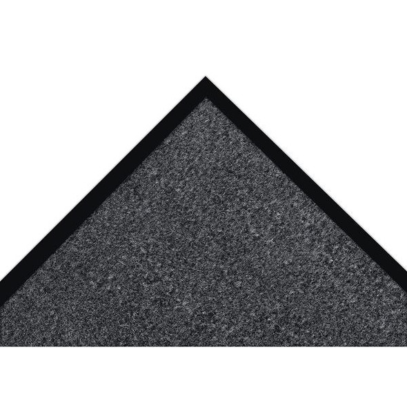 Entrance Mat, Polypropylene, 3/8 in Thick, Charcoal, 3 ft W x 6 ft L