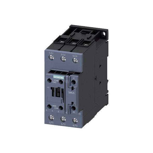 Siemens IEC PowerContactor, Non-Reversing, 24VAC 3RT2035-1AC20