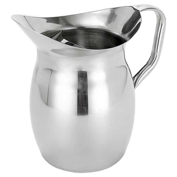 American Metalcraft Bell Pitcher w/o Guard,68 oz,Silver WP68