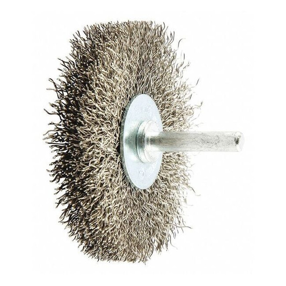 Manufacturer Varies Wire Wheel Brush,Crimped,Stainless Steel 66252839048