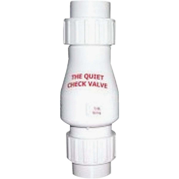 Campbell 1-1/2 In. PVC Spring-Loaded Quiet Check Valve B-0823-15