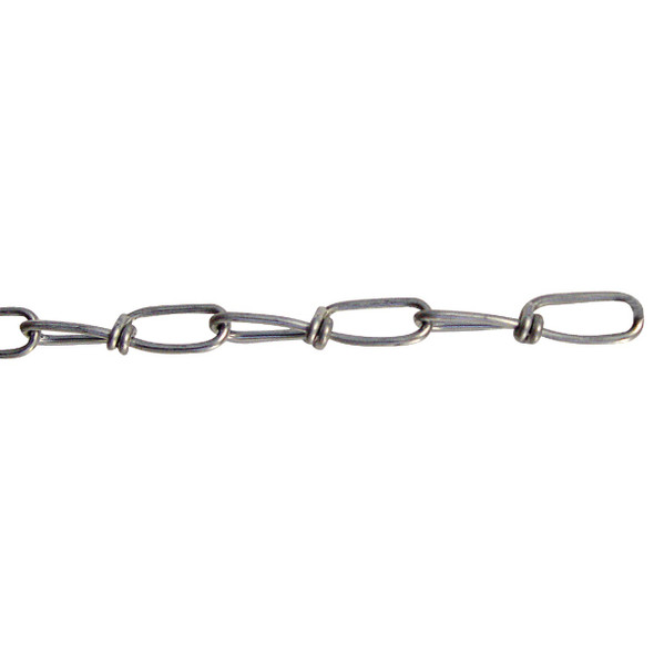 Campbell #2/0 250 Ft. Zinc-Plated Low-Carbon Steel Coil Chain Campbell #2/0 250 Ft. Zinc-Plated Low-Carbon Steel Coil Chain
