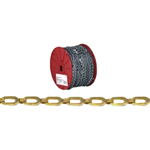 Campbell #1/0 200 Ft. Bright Brass Coil Chain T0723817N Campbell #1/0 200 Ft. Bright Brass Coil Chain T0723817N