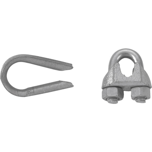 Campbell 1/8 In. Galvanized Wire Rope Cable Thimble Campbell 1/8 In. Galvanized Wire Rope Cable Thimble
