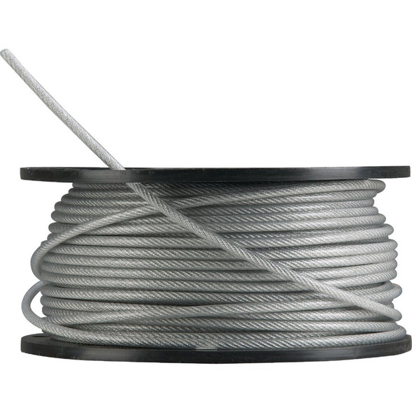 Campbell 1-8 In. x 250 Ft. Vinyl-Coated Galvanized Clothesline Cable 7000497 708176