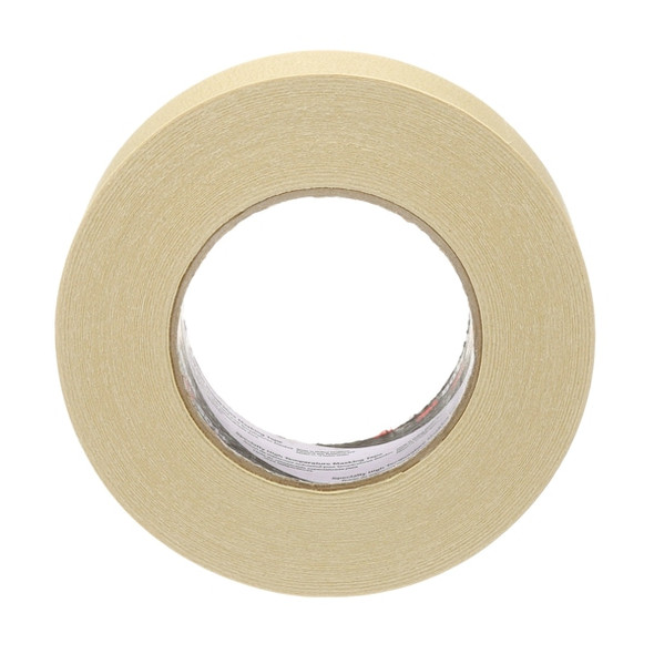 3m Painter's Tape, 36 mm W x 55 m L, 7.3 mil Thick, Tan, Rubber Adhesive, 24 PK 501+