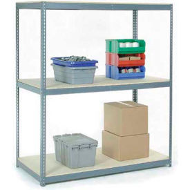 Global Industrial 3 Shelf Standard Duty Boltless Shelving Starter 72""Wx15""Dx96