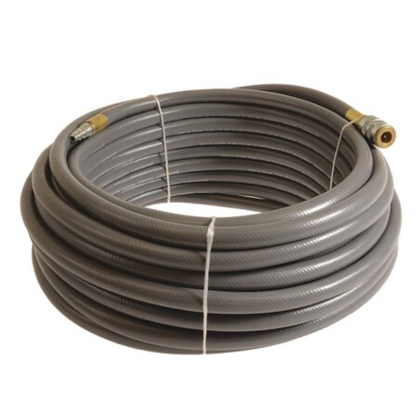 3/8" x 50 ft PVC Coupled Multipurpose Air Hose 300 psi GY