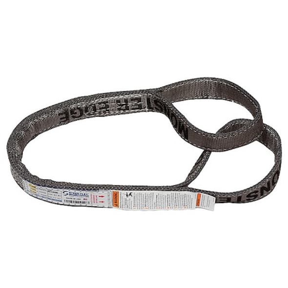 Stren-Flex Web Sling,Flat Eye,8 ft L,11000 lb Cap. EEF-4-901ME-08