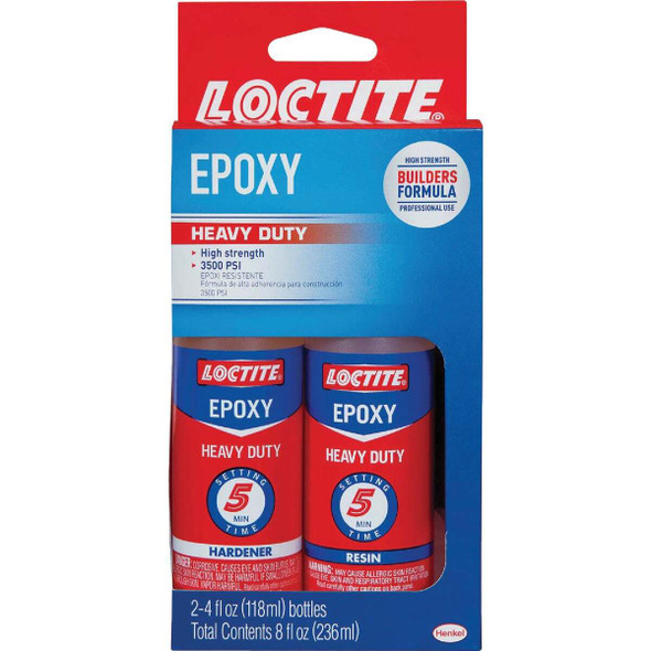 LOCTITE 4 Oz. Heavy-Duty Epoxy 1365736