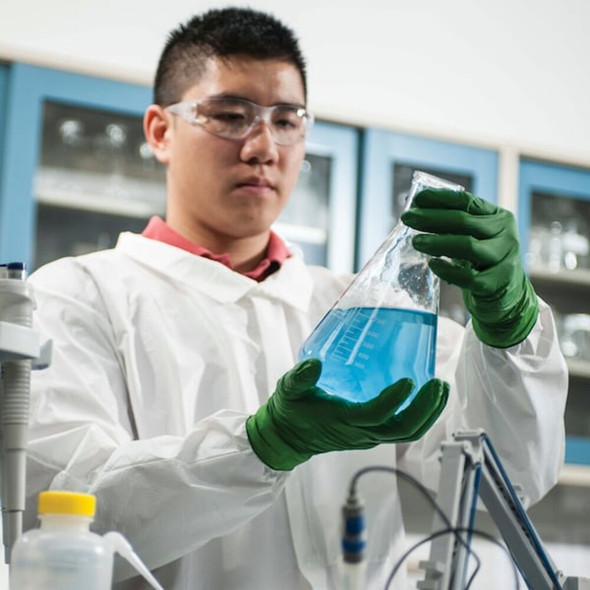 Safety Glasses, Clear Polycarbonate Lens, Scratch-Resistant, 12PK  25627