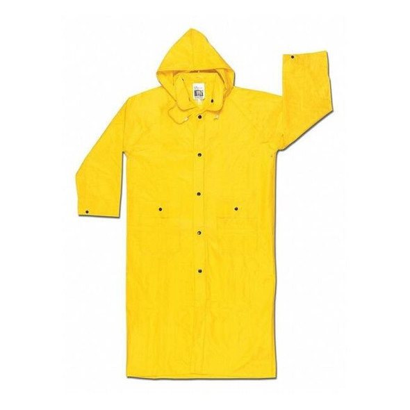 Mcr Safety Wizard 0.28mm Pvc Nylon Pvc Fr Coat,3XL 300CX3