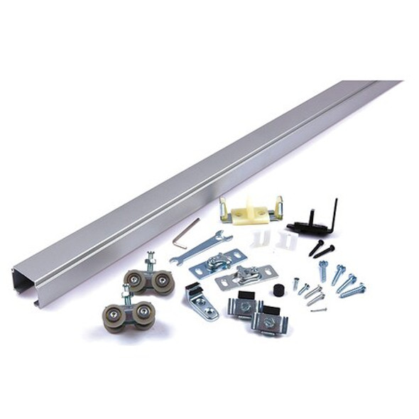 National Guard Track Kit, Top, 5 ft L, 250 lb Limit SLAL-250-PD-60
