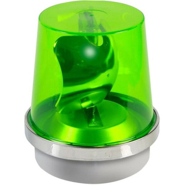 Warning Light, Green, 40W Halogen, 120V AC, 75 FPM, 6 in Dia., 1-2 in NPT Pipe  52G-N5-40WH