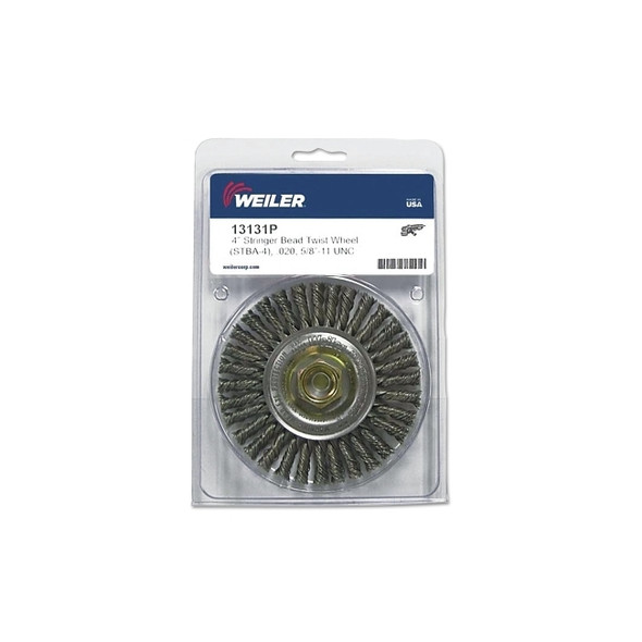 Roughneck® Stringer Bead Wheel, 4 in dia x 3/16 in Face W x 5/8 in-11 UNC x  0.020 in, 20000 RPM, 5 EA/CTN