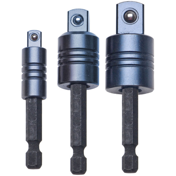 1/4", 3/8" and 1/2" Power-Locking  Square Drive Adapter Set PL100