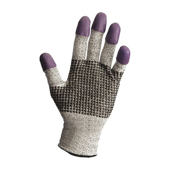 Cut-Resistant Gloves, Cut Level A2 ,Dotted ,Nitrile ,Dotted ,L 1 PR