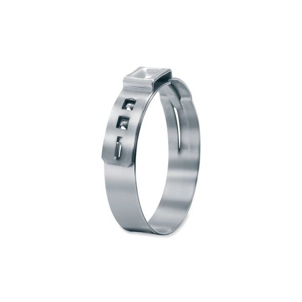 StepLess® Ear Clamp, 11-1/2 mm to 14 mm dia, 7 mm W, Stainless Steel Pack of 20