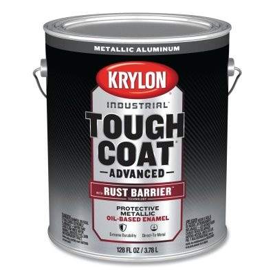 Tough Coat® Advanced with Rust Barrier® Technology Spray Paint, 1 gal, Aluminum