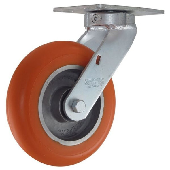 Kingpinless Swivel Plate Caster,Polyurethane,1200 lb  CDP-G-19