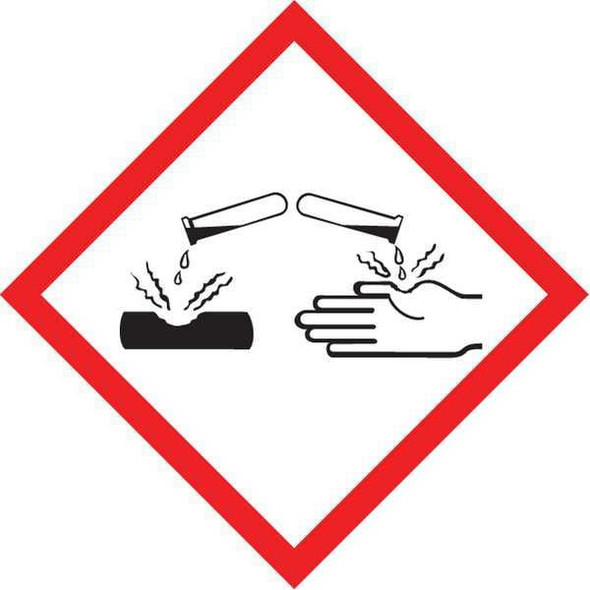 Accuform GHS Symbol Label,Polyester,1x1,250Labels LZH604EV2 Accuform GHS Symbol Label,Polyester,1x1,250Labels LZH604EV2