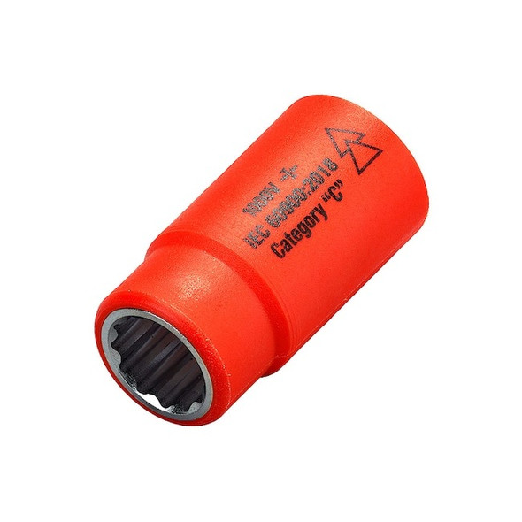 Itl 1/2 in Drive Insulated Socket 9/16 in 01600