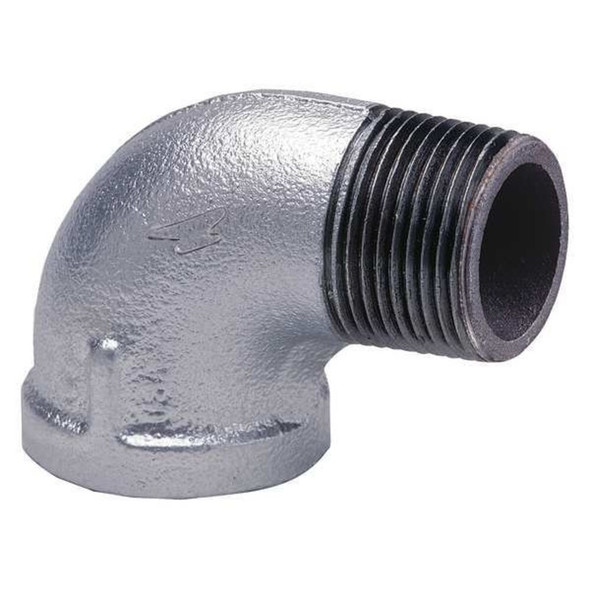 Anvil 1-1-2" FNPT x 1-4" MNPT Galv 90 Degree Street Elbow 0311019806