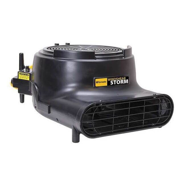 Tornado LowProfileCentBlower,Black,11-1/2inH 98778