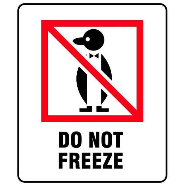 Manufacturer Varies 3" x 4" White Shipping Labels, Do Not Freeze, Pk500 3WRY8