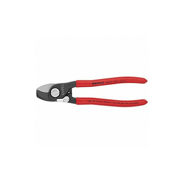 Knipex 6-1/2" Cable Shear, Shear Cut 95 21 165