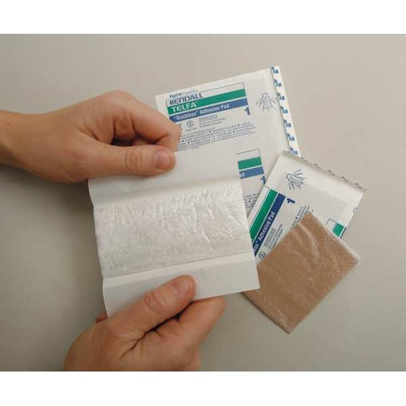 Covidien Non-Stick Pad w/Adhesive, 4x3In, PK100 KTFP019643