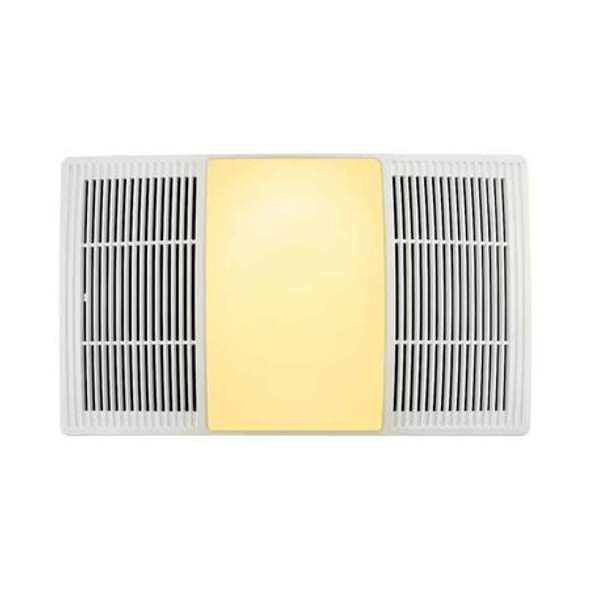 Broan Heater Exhaust Fan,Round,4" Dia.,110 cfm BHFLED110 Broan Heater Exhaust Fan,Round,4" Dia.,110 cfm BHFLED110