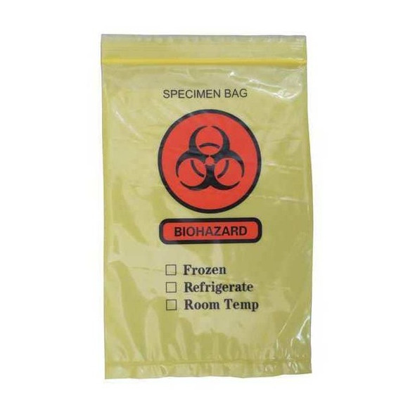 Manufacturer Varies Transfer Bag,9 in L,6 in W,YEL,PK1000 3TZZ2