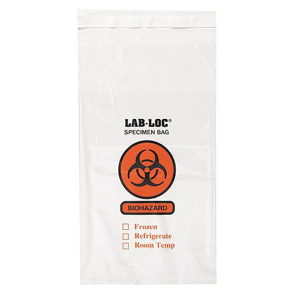 Manufacturer Varies Specimen Transfer Bag,10 In. L,PK1000 3CUF2