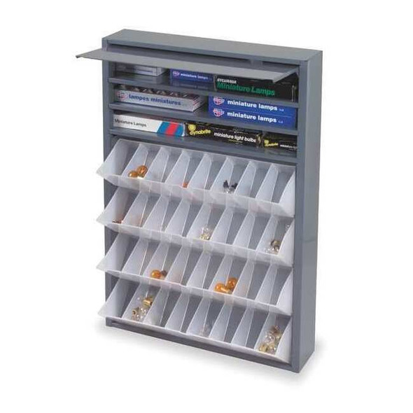 Durham Mfg Bin Dispensing Cabinet,Tilt Out,Gray 590-95