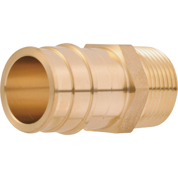 SharkBite PEX-A Brass  1 In. x 3/4 In. MNPT Adapter UAB142LFA