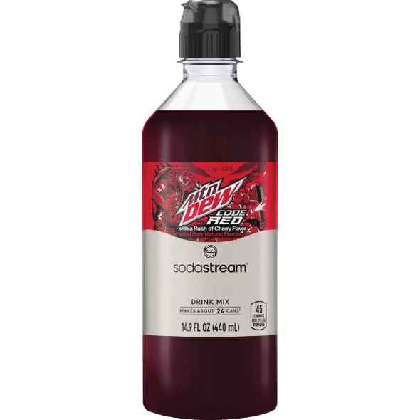 SodaStream 14.9 Oz. MTN Dew Code Red Drink Mix 1925636010