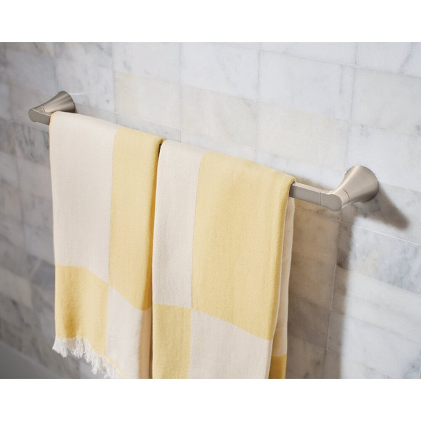 Moen Mikah 24 In. Brushed Nickel Towel Bar Y0724BN 444637
