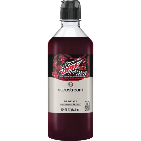 SodaStream 14.9 Oz. Mountain Dew Code Red Zero Sugar Drink Mix 1925635010