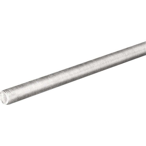 Hillman Steelworks 3/8-16 In. x 2 Ft. Steel Coarse Threaded Rod 12048