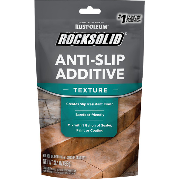 Rust-Oleum RockSolid Anti-Slip Floor Texture Additive, 3.4 Oz. 371445