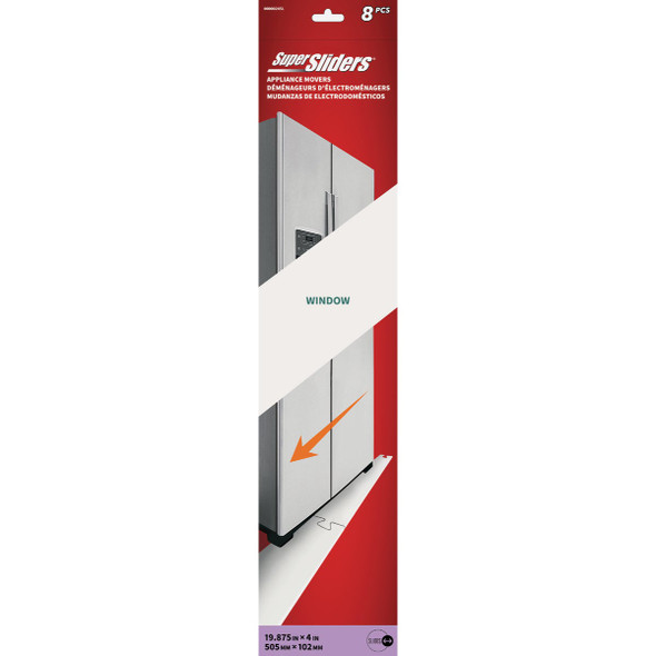 Super Sliders 19-7/8 In. x 4 In. Appliance Movers (8-Pack)
