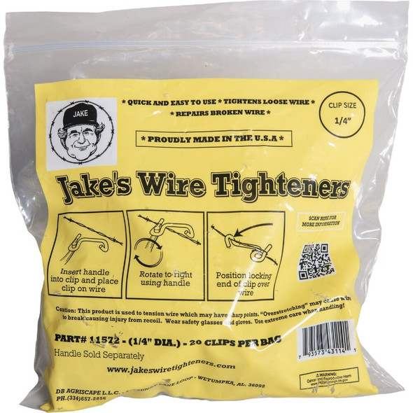 Jake's 1-4 In. Dia. Wire Tighteners (20-Count) 11572 731099
