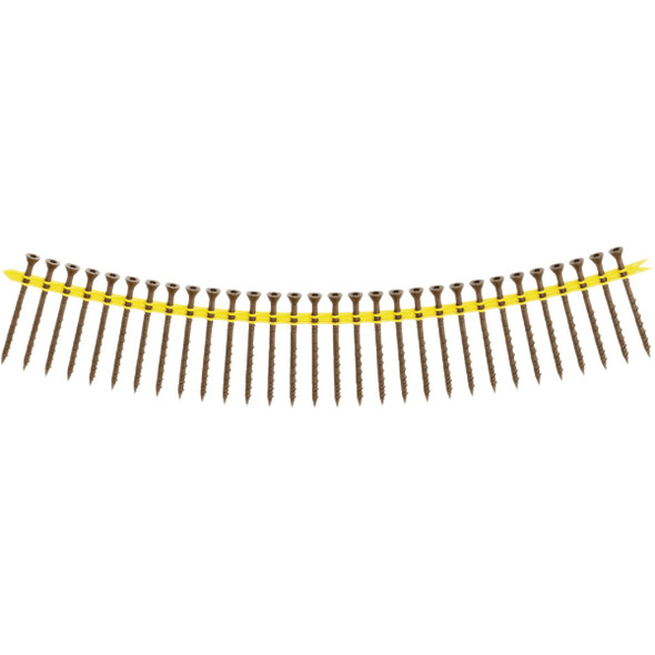 Deck-Drive DSV WOOD Screw (Collated)  #10 x 2-1/2 in. T25 6-Lobe, Tan (500-Qty)