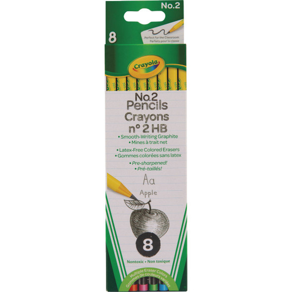 Crayola No. 2 Pencil (8-Pack) 68-2029