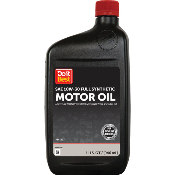Do it Best 1 Qt. 10W-30 Full Synthetic Oil DB13SQT Pack of 6